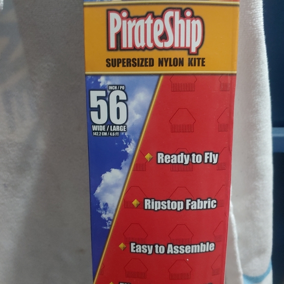 X Kites Pirate Ship Nylon Kite Super Sized BRAND NEW - Picture 4 of 10